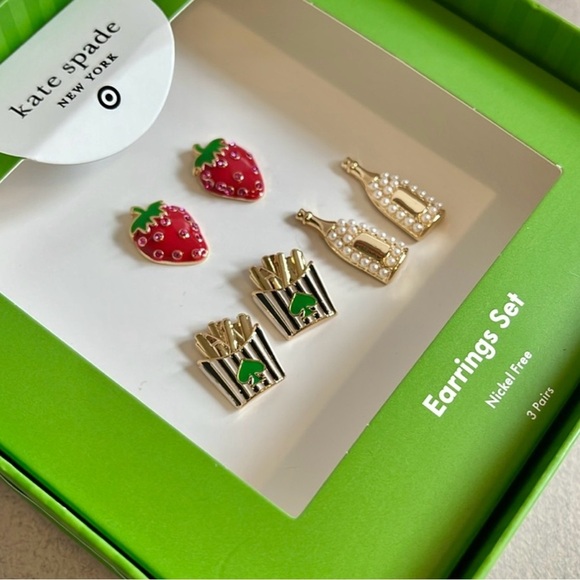 Kate Spade 3 earring sets from the viral Target Collection - Picture 4 of 5